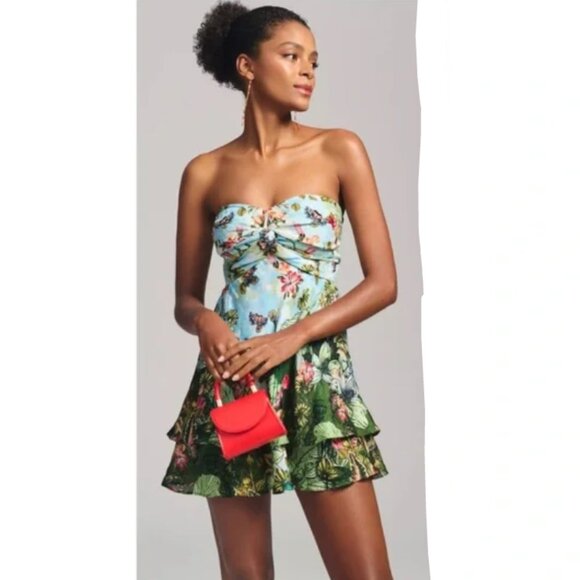 Brand New Beautiful BHANUNI BY JYOTI TWIST-FRONT DRESS - Picture 1 of 11
